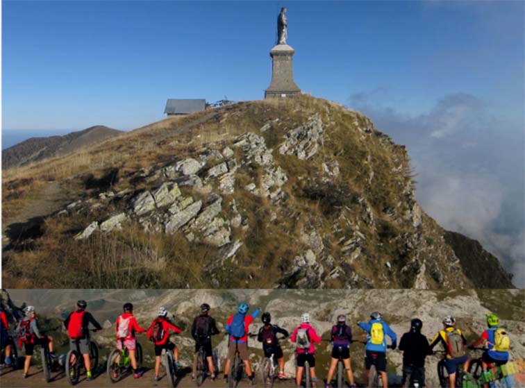 e-MTB sulle tre cime dell’Alta Via Monti Liguri oltre 2.000 mt
