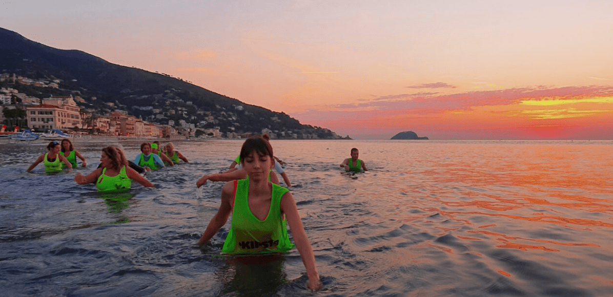 Marcia acquatica con Alassio Wave Walking CNAM