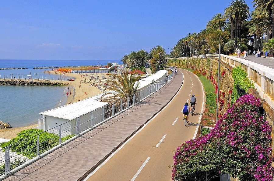 Sanremo, pista ciclabile