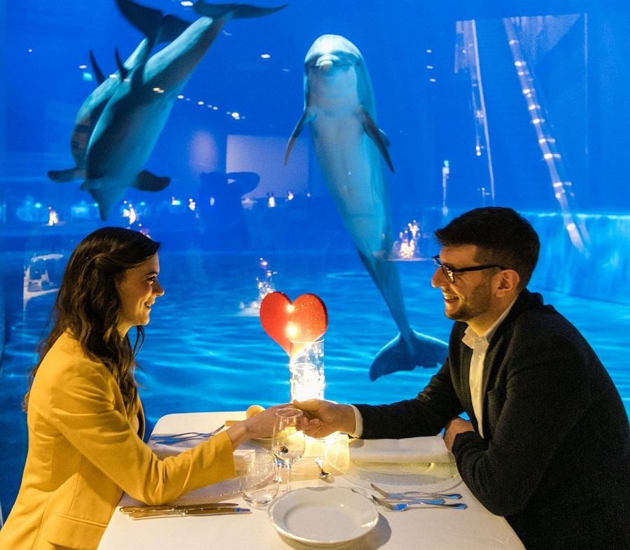 San Valentino all'Acquario di Genova