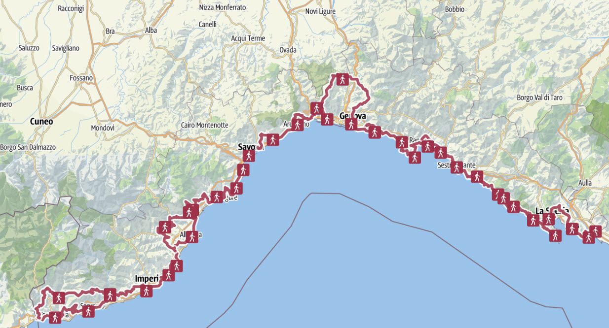 Scopri il SentieroLiguria e scarica le guide per ogni tappa