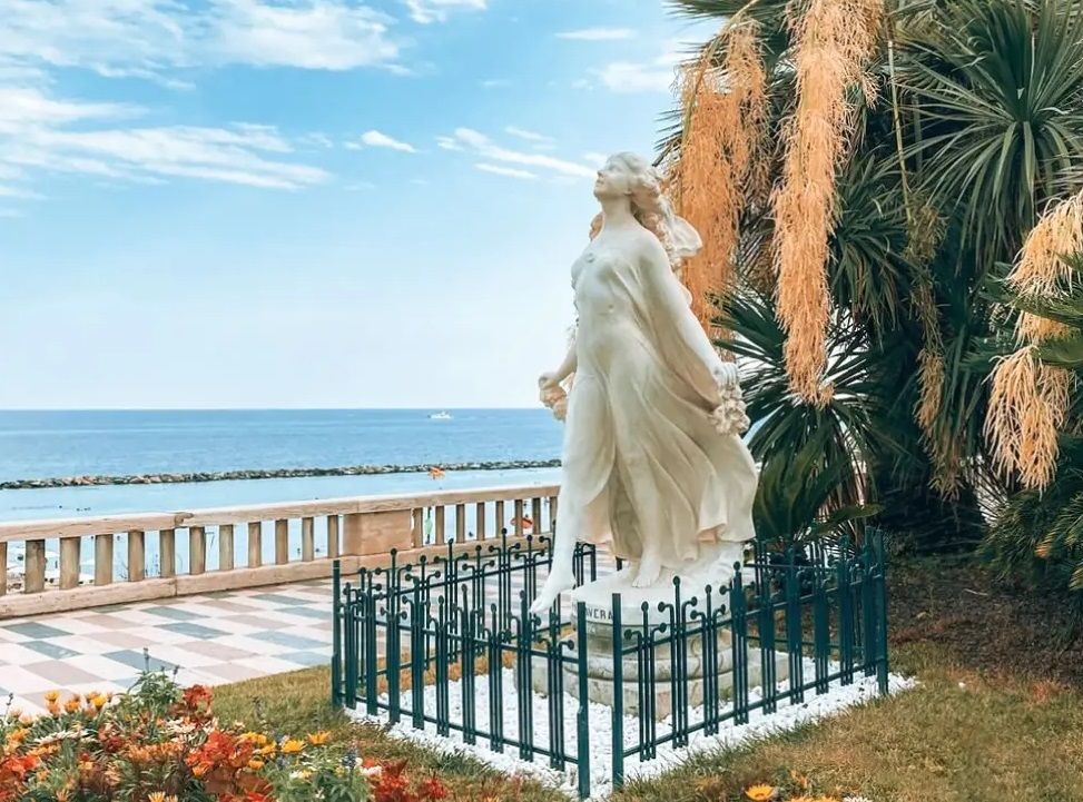 Statua della Primavera a a Sanremo